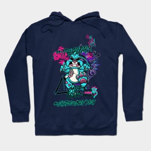 B*tch Please smile by rabbit blue monster graffiti Hoodie